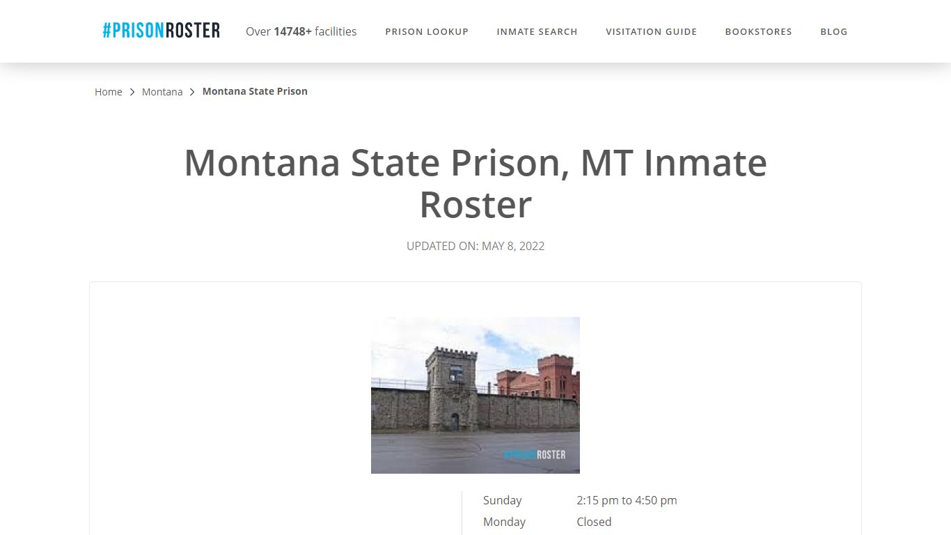 Montana State Prison, MT Inmate Roster - Prisonroster
